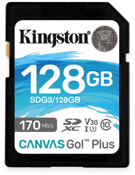KINGSTON SD-Card Canvas GO!, 128 GB