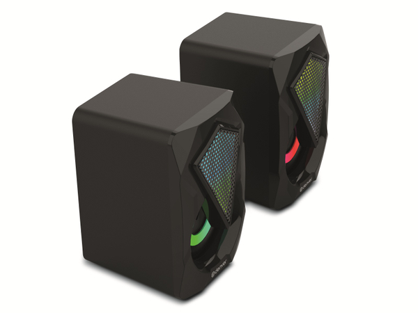 DENVER Gaming-Lautsprecher GAS-500, 2x 3 W, mit Lichtfunktion - Produktbild 3