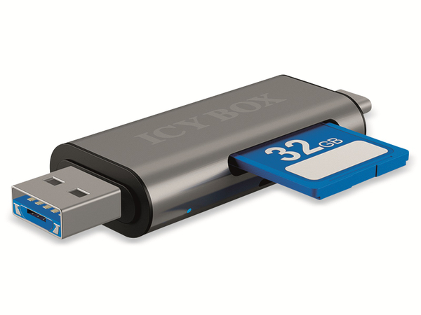 ICY BOX Cardreader IB-CR200-C, SD/microSD, USB 2.0 - Produktbild 2