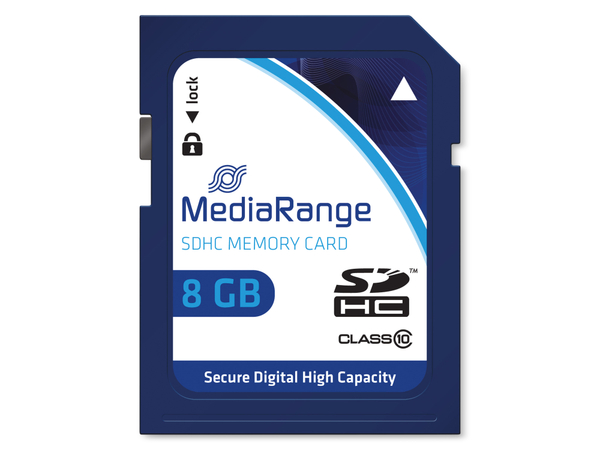 MEDIARANGE SDHC-Card MR962, 8 GB