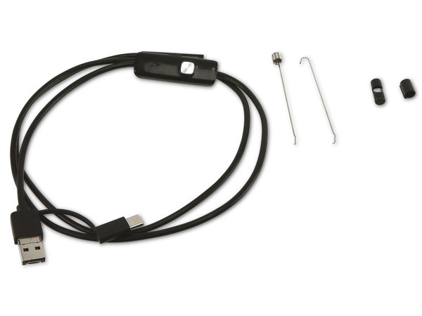 PREMIUMBLUE USB Endoskop-Kamera EC01, 640x480, 1 m