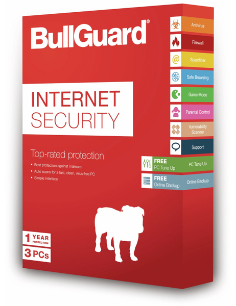 BULLGUARD Internet Security BG1411, 1 Jahr, 3 PC - Produktbild 2