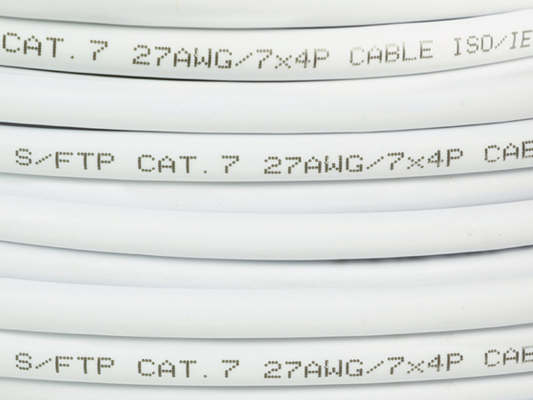 LOGILINK CAT.7 Netzwerkkabel CPV0042, 305 m, weiß - Produktbild 3
