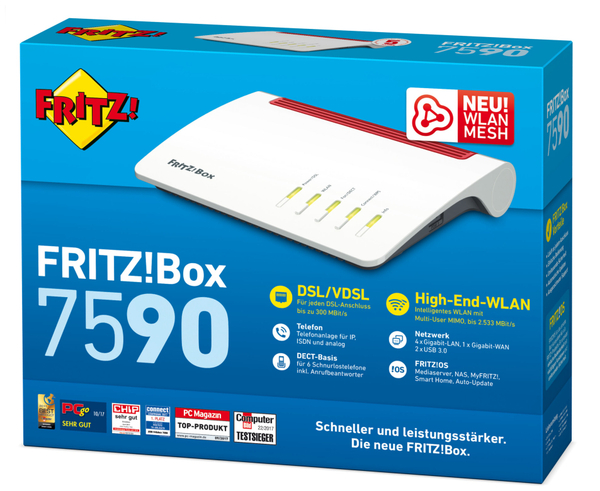 AVM WLAN-Router FRITZ!Box 7590 - Produktbild 3