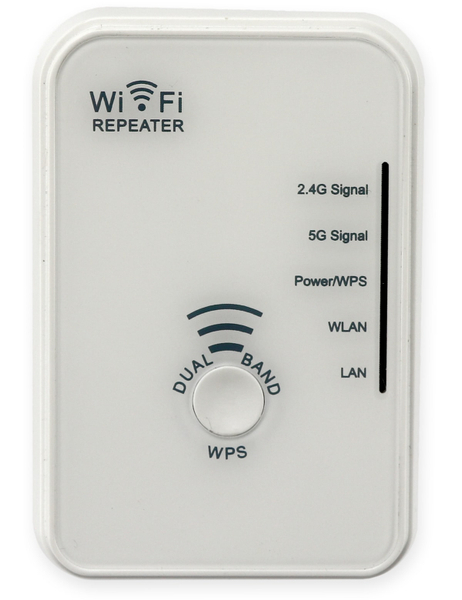 Dualband W-LAN Repeater, WLR-510, 2,4/5 Ghz, 300 Mbit, LAN, B-Ware