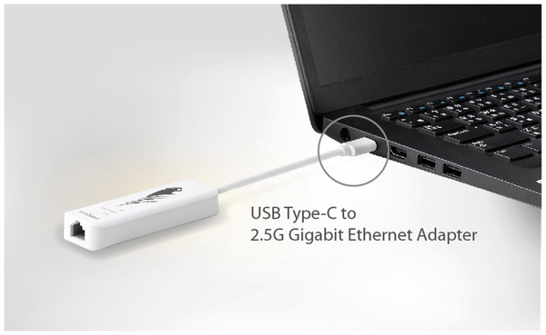 EDIMAX USB-C Netzwerkadapter EU-4307, 2,5GBit/s - Produktbild 7