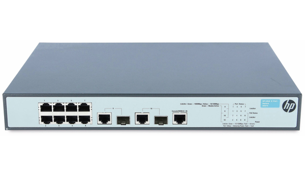 HP PoE-Switch JG537 8-port, Fast-Ethernet