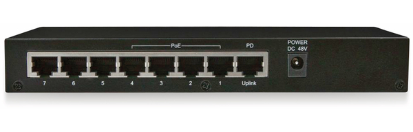 ALLNET Switch ALL-SG8208PD, unmanaged, 8-Port, Gigabit, PoE - Produktbild 2