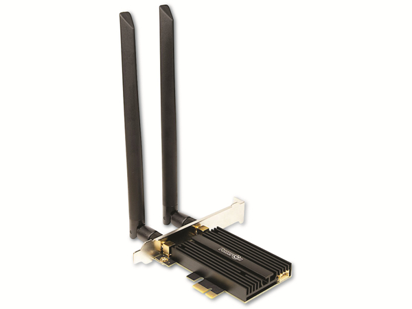 INTER-TECH WLAN-Netzwerkkarte POWERON DMG-34, WiFi6, 1800 MBit/s