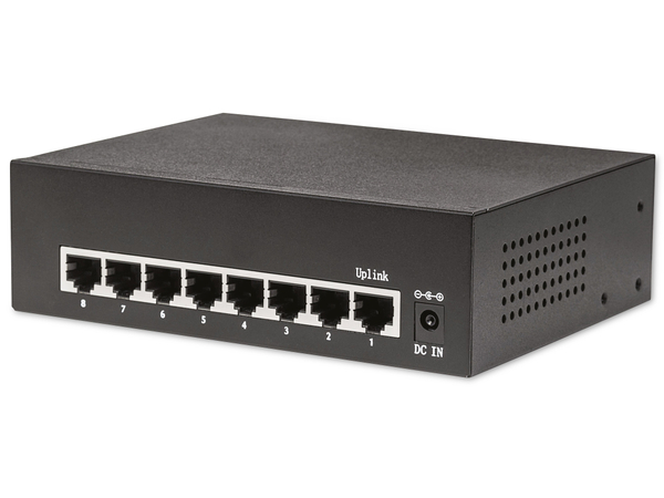 INTELLINET Ethernet Switch 561204 8-Port Gigabit, PoE+ - Produktbild 4