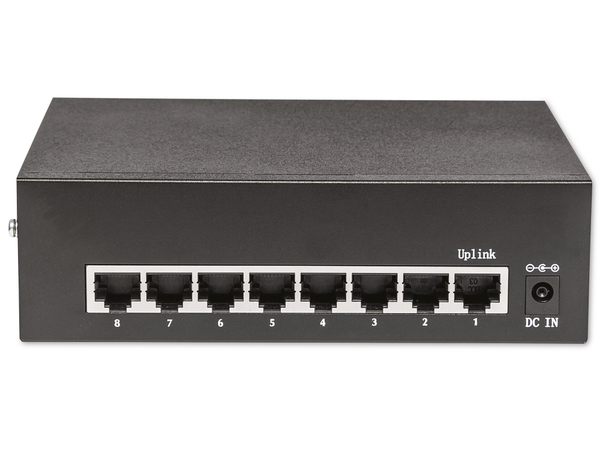 INTELLINET Ethernet Switch 561204 8-Port Gigabit, PoE+ - Produktbild 6