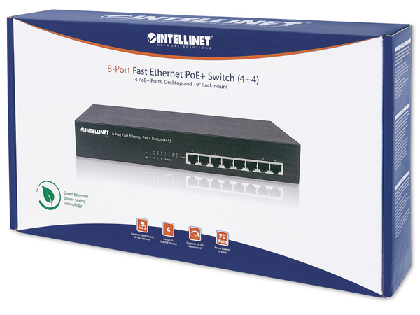 INTELLINET Ethernet Switch 561075 8-Port PoE+ - Produktbild 7