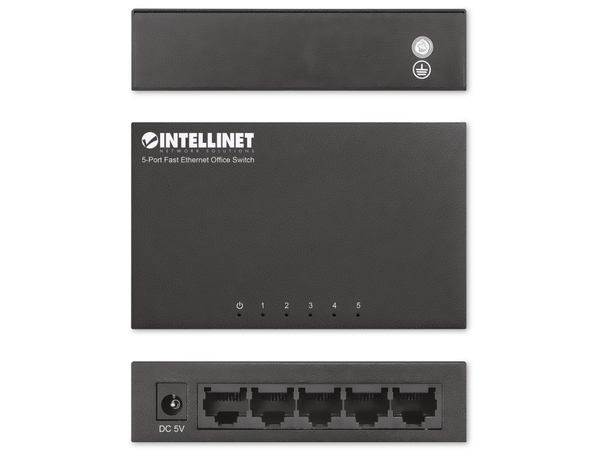 INTELLINET Office Switch 523301 5-Port Ethernet - Produktbild 5