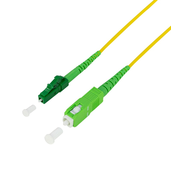 LOGILINK Singlemode Glasfaserkabel SC-APC/LC-APC, OS2, Simplex, 1,0m