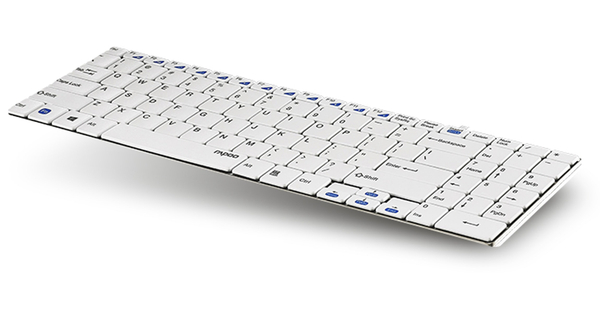 USB-Tastatur RAPOO N7200, ultra-slim, weiß - Produktbild 3