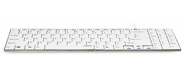 USB-Tastatur RAPOO N7200, ultra-slim, weiß - Produktbild 4