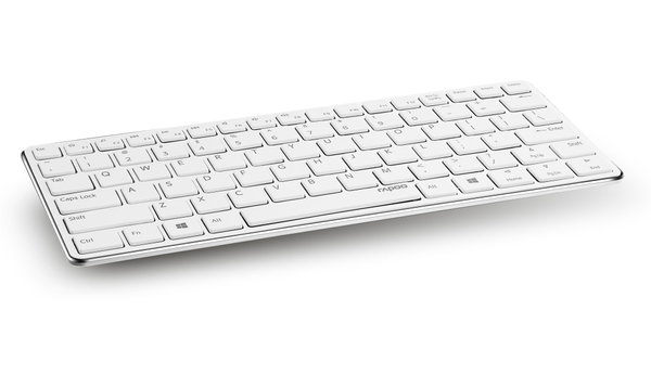 Bluetooth Tastatur RAPOO E6350, weiß-silber