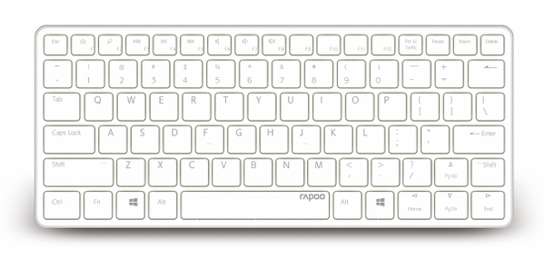 Bluetooth Tastatur RAPOO E6350, weiß-silber - Produktbild 2