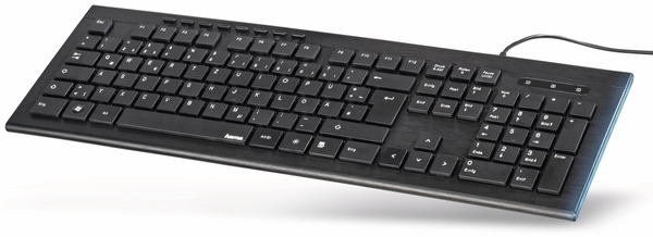 Hama Multimedia-Tastatur Anzano 182663, schwarz