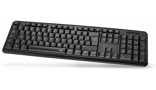 Hama Tastatur Verano 53930, schwarz - Produktbild 2