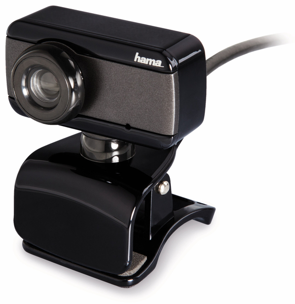 Hama Webcam Speak2, integriertes Mikrofon, schwarz
