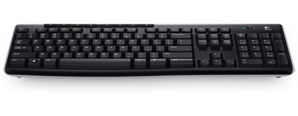 LOGITECH Funk-Tastatur K270, Unifying, schwarz - Produktbild 2
