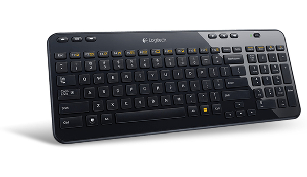 LOGITECH Funk-Tastatur K360, Unifying, schwarz