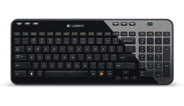 LOGITECH Funk-Tastatur K360, Unifying, schwarz - Produktbild 2