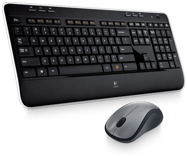 Logitech Funk-Tastatur- und Maus-Set MK520, Unifying, schwarz