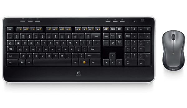 Logitech Funk-Tastatur- und Maus-Set MK520, Unifying, schwarz - Produktbild 3