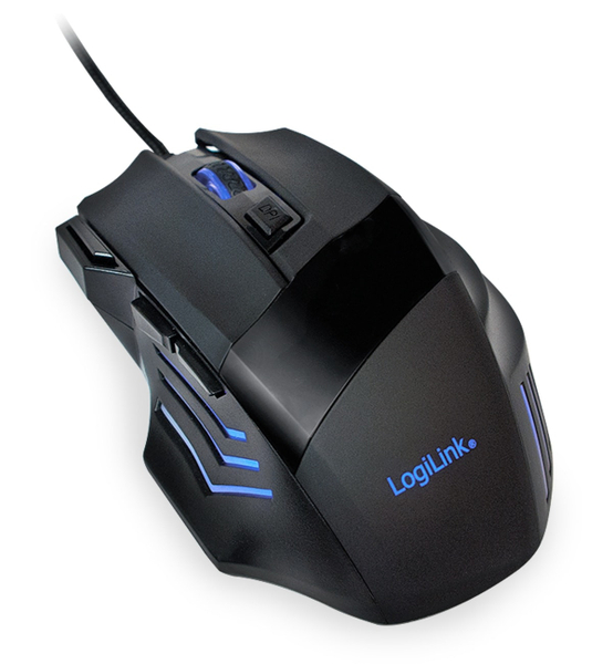 LOGILINK Gaming-USB-Maus mit Mauspad ID0157, 2400 DPI - Produktbild 2