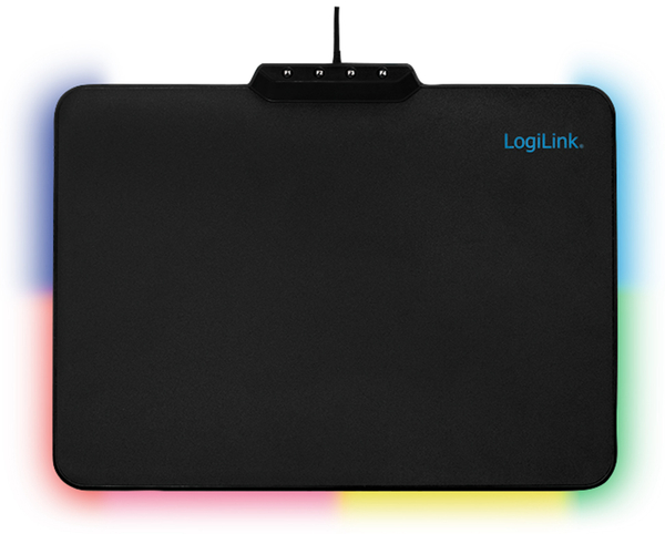 LogiLink Mauspad ID1055, RGB-LED, schwarz