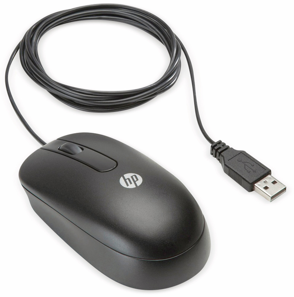 USB-Maus HP H4B81AA, schwarz