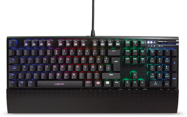 LogiLink Gaming-Tastatur ID0127, Mechanisch, RGB - Produktbild 2