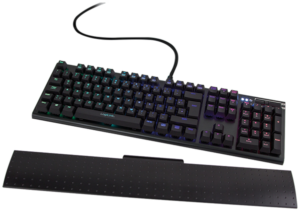 LogiLink Gaming-Tastatur ID0127, Mechanisch, RGB - Produktbild 3