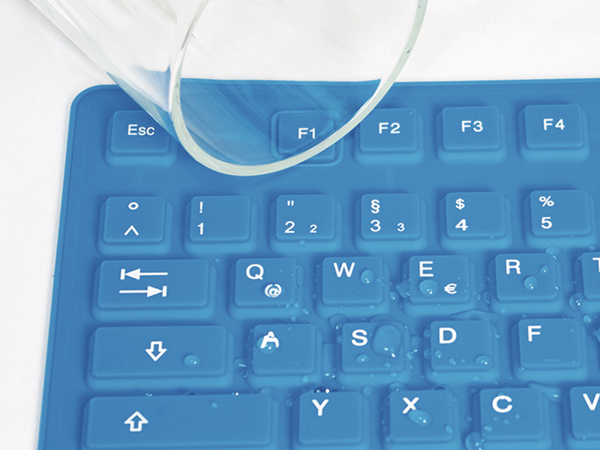 LOGILINK Tastatur ID0035A, flexibel, blau - Produktbild 2