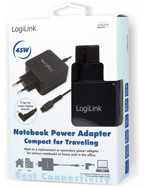 LogiLink Notebook-Universalnetzteil PA0170, 45 W - Produktbild 3