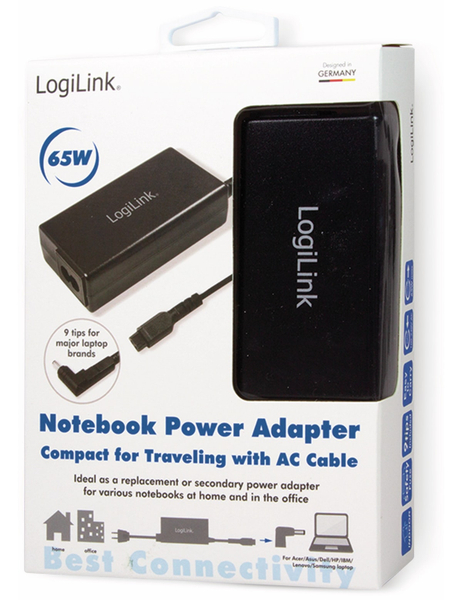 LogiLink Notebook-Universalnetzteil PA0171, 65 W - Produktbild 4