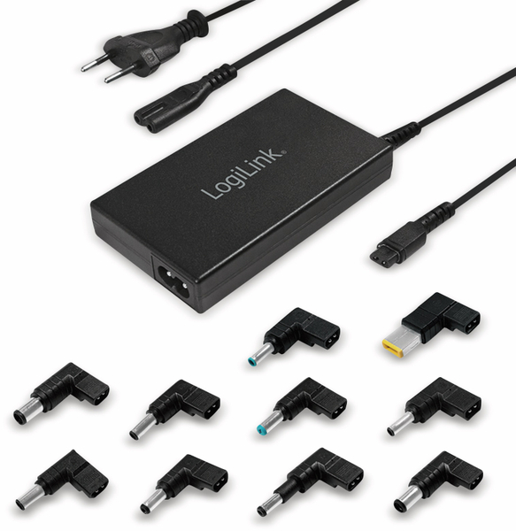 LogiLink Notebook-Universalnetzteil PA0173, 100 W, 10 Adapter - Produktbild 4
