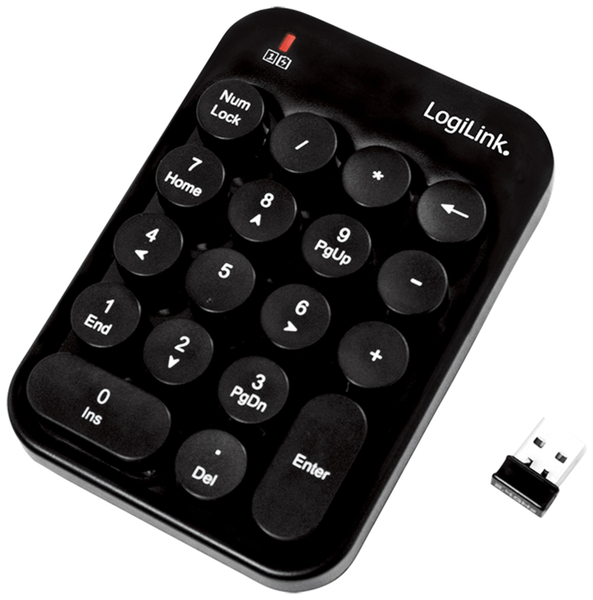 LogiLink Keypad ID0173, Wireless, schwarz - Produktbild 3
