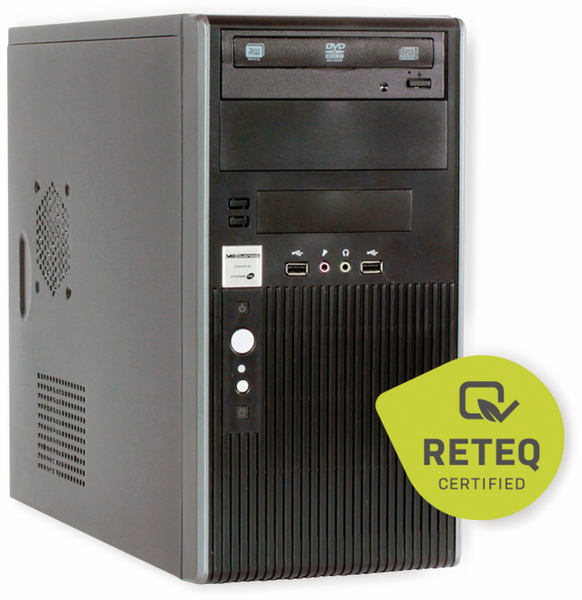 PC HYUNDAI Pentino H81 MT, 12 GB RAM, 500 GB HDD + 256 GB SSD, Refurb.