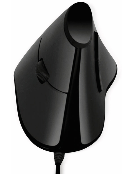 LOGILINK Ergonomic-Maus ID0158, USB, vertical, schwarz - Produktbild 3
