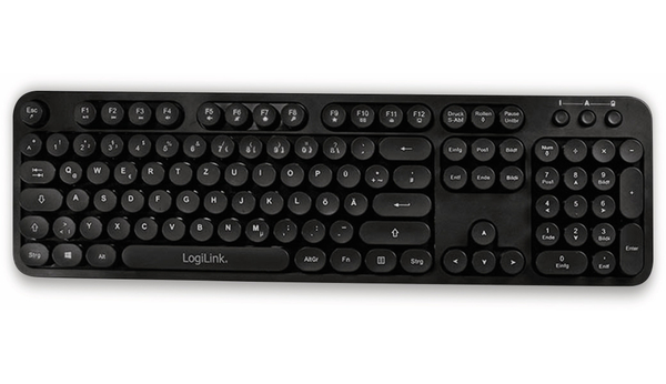 LOGILINK Funk Tastatur- und Maus-Set ID0178, Retro - Produktbild 2