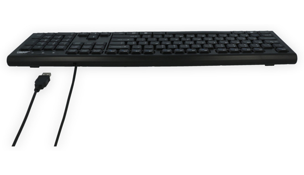 USB-Tastatur ARP, QWERTZ, schwarz - Produktbild 9