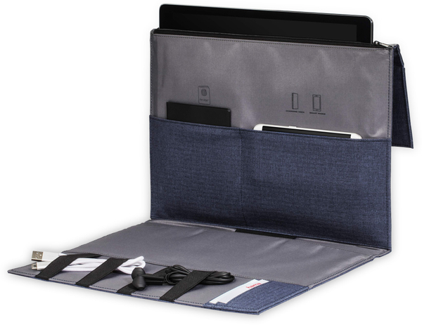 Hama Tablet- und Zubehör-Tasche, bis 24,64 cm (9,7&quot;), Blau - Produktbild 2