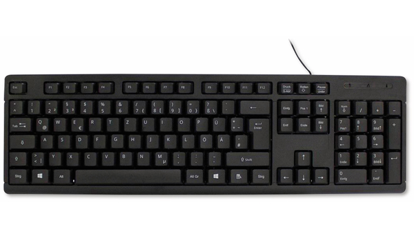 INTER-TECH Tastatur- und Maus-Set KB-118, schwarz - Produktbild 2