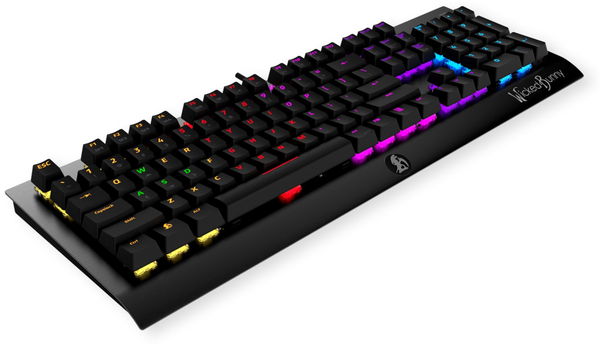WICKED BUNNY Gaming-Tastatur Agility, Mechanisch, RGB