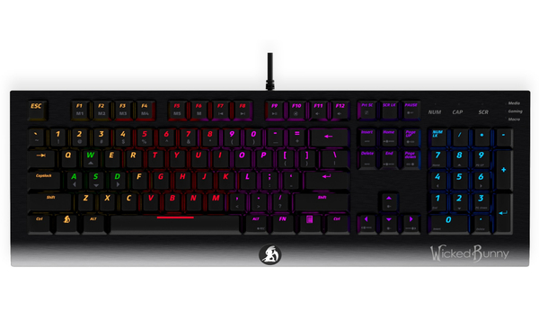 WICKED BUNNY Gaming-Tastatur Agility, Mechanisch, RGB - Produktbild 3