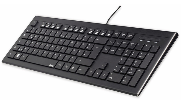 HAMA USB-Tastatur- und Maus-Set Cortino, schwarz - Produktbild 3