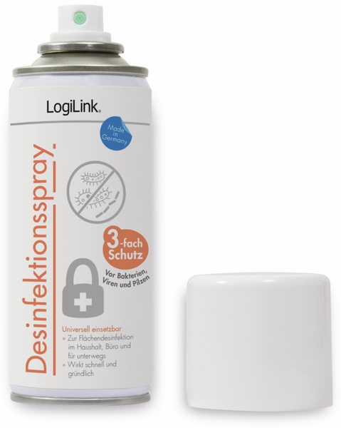 LOGILINK Desinfektionsspray RP0018, 200 ml - Produktbild 2